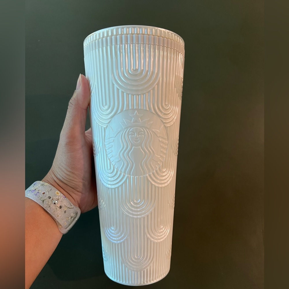 Pearl White Starbucks Tumbler